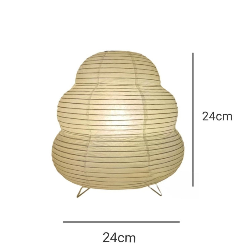 Japanese Wabi-Sabi Rice Paper Table Lamp