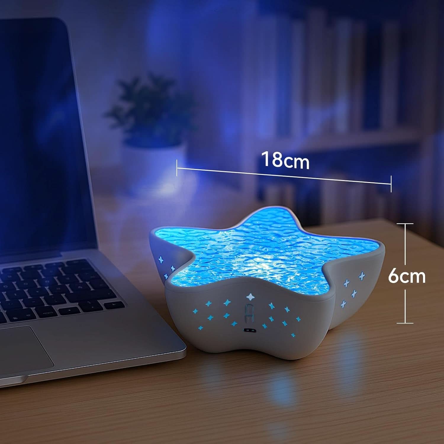 Galaxy Star Projector Light Featuring Eight Colors